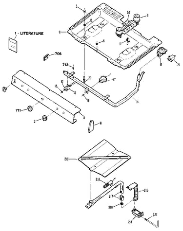 Burner section