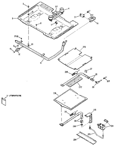 Burner section