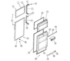 Kenmore 2539305294 door diagram