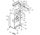 Kenmore 2539305294 cabinet diagram