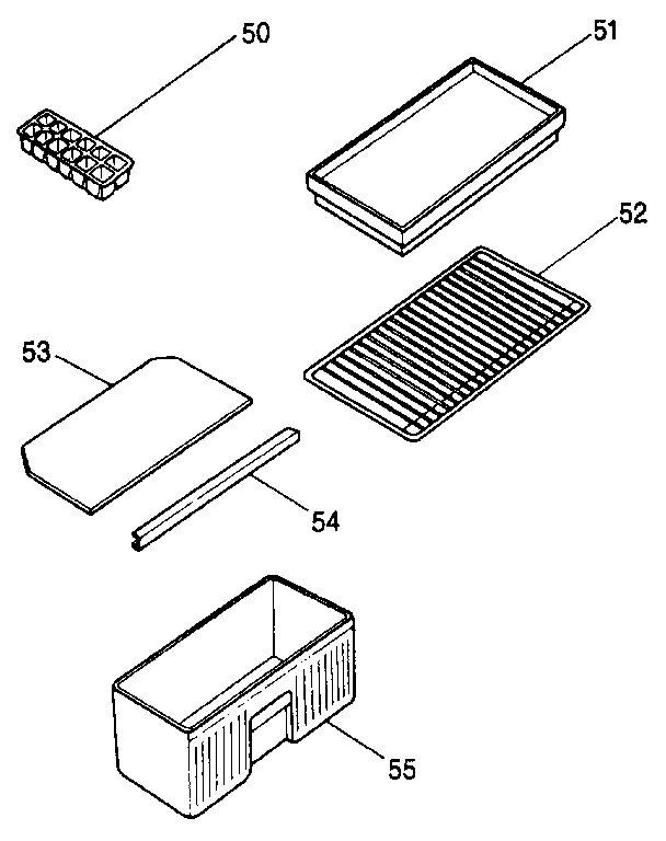 SHELVES AND ACCESSORIES