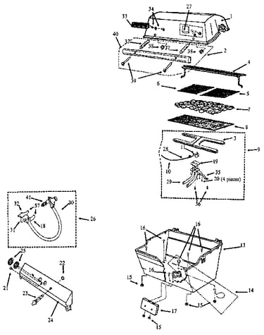 Grill head assembly