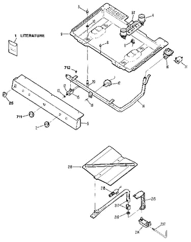 Burner section
