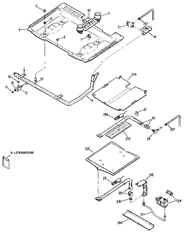 Burner section