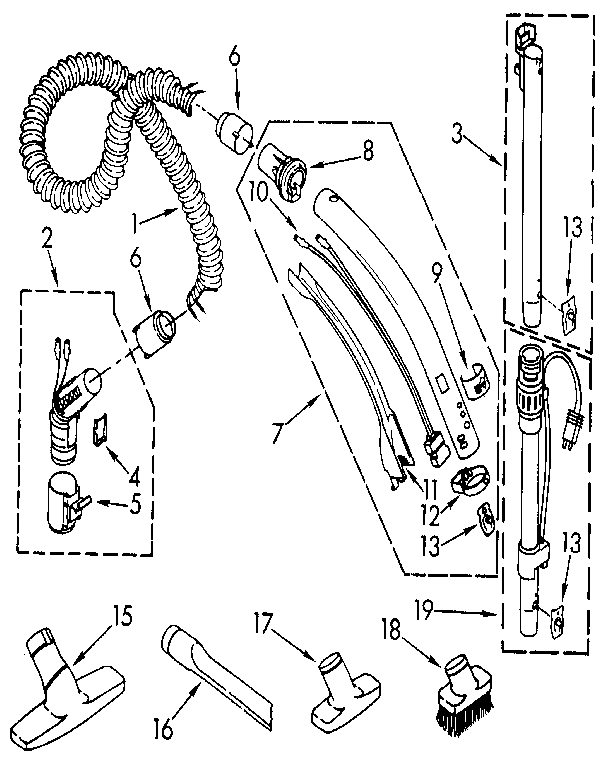 Hose and attachment