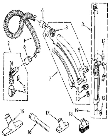 Hose and attachment