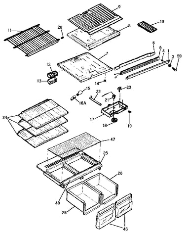 Shelves and accessories