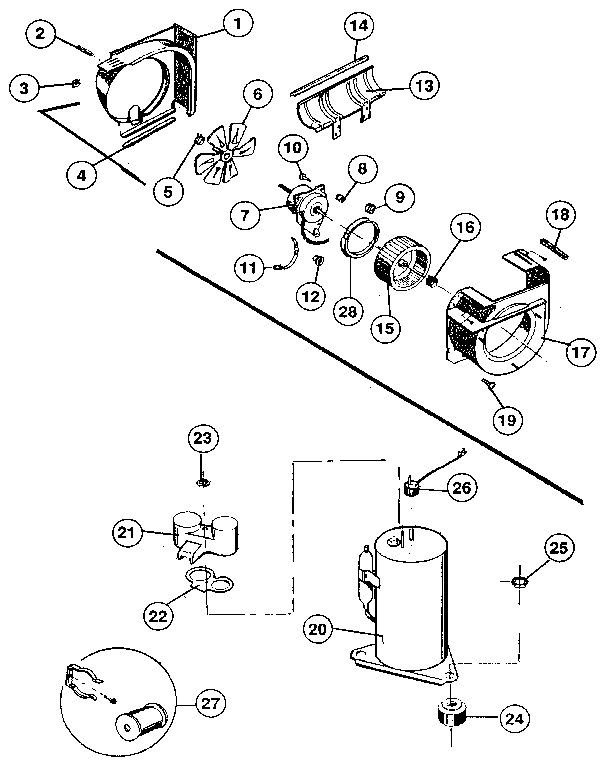 Air handling and compressor