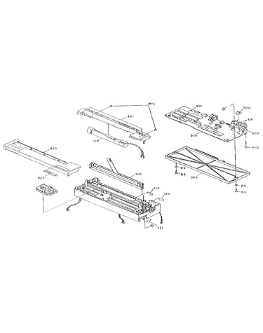 Exploded diagram for p-80x no.1