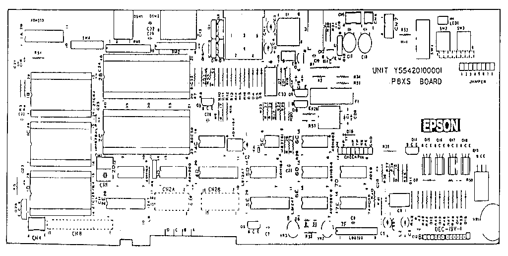 P8xs cricuit board unit