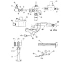 Schwank URC933CN gas burners and manifold diagram