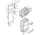 Kenmore 2539305267 door diagram