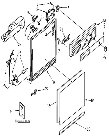 Frame and console