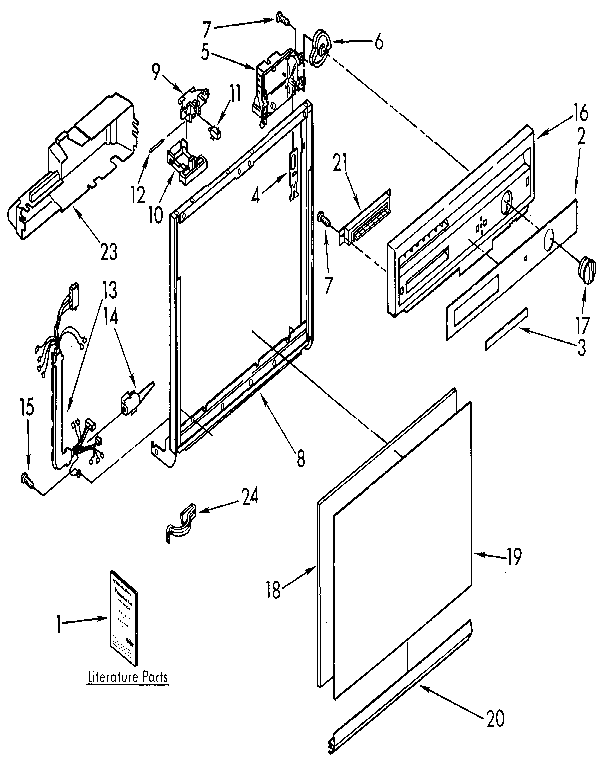 Frame and console
