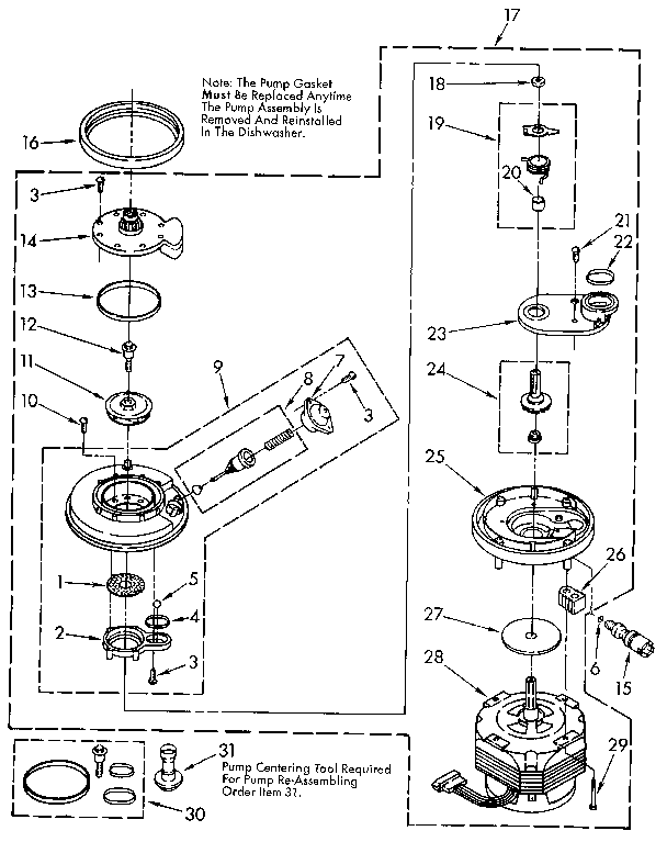 Pump and motor