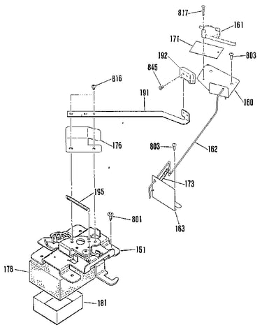 Door lock section