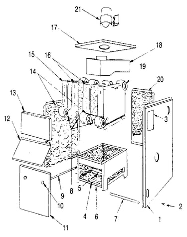Jacket - section and base