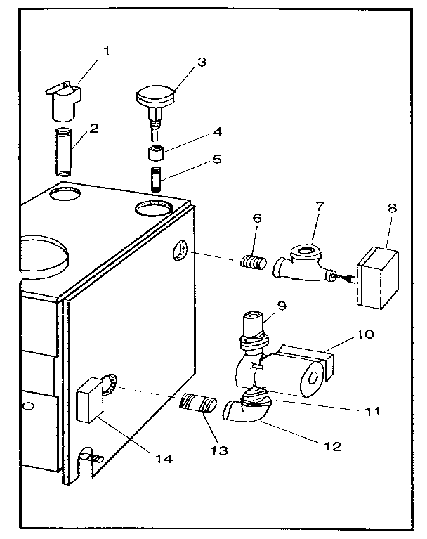 Boiler controls and piping