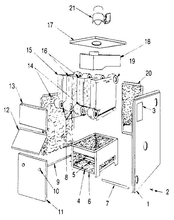 Jacket - section and base