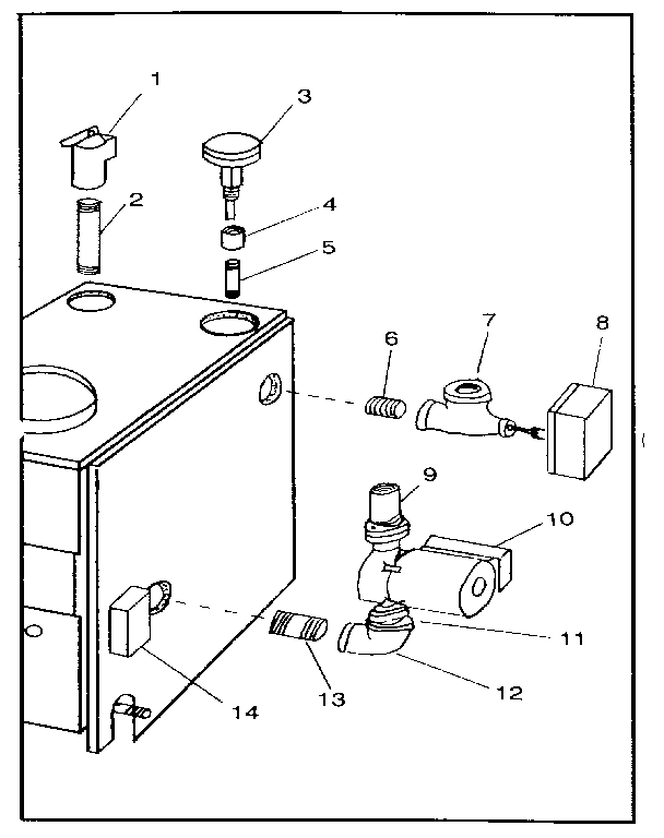 Boiler controls and piping