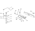 Craftsman 917256820 sector gear/axle support diagram