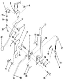 Mower lift lever