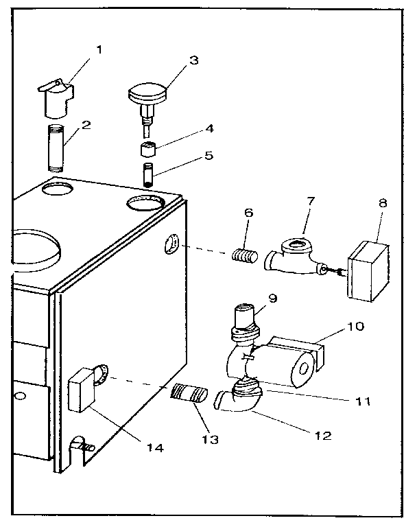 Boiler controls and piping