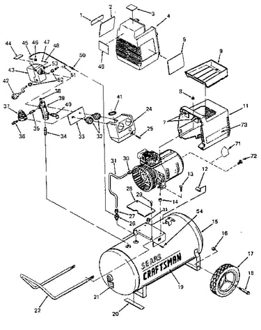 Air compressor diagram