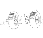 Craftsman 100265120 wheel spacer diagram