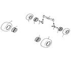 Craftsman 100265120 spindles and wheels diagram