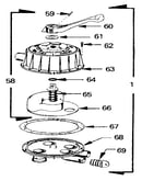 Backwash valve complete assembly
