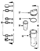 Hair and lint pot/fillport complete assembly