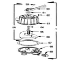 Sears 167410035 backwash valve complete assembly diagram