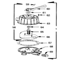 Sears 167412801 backwash valve complete assembly diagram