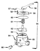 Backwash valve complete assembly
