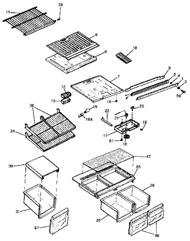 Shelves and accessories