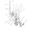Smith Corona PWP5100 (5 HEB) ribbon drive diagram