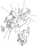 Ribbon cassette & correction ribbon mechanism