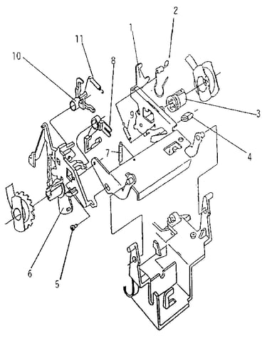 Ribbon cassette & correction ribbon mechanism