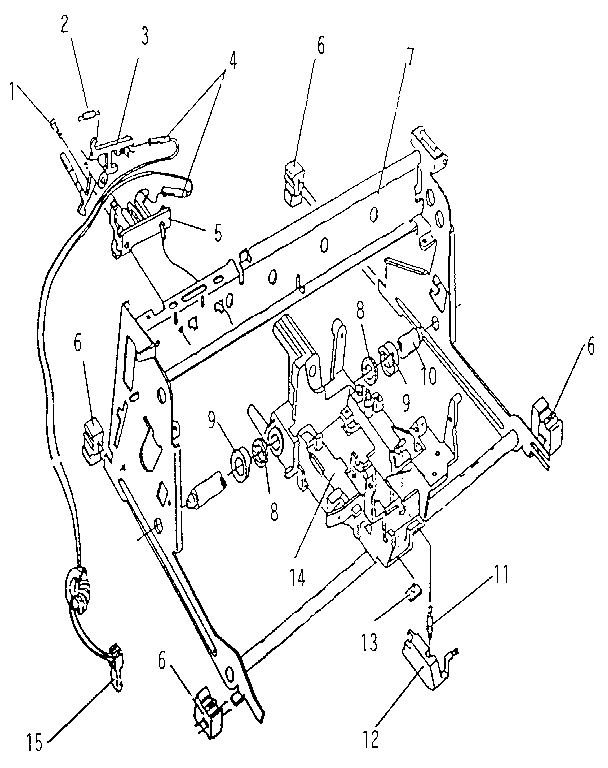 CARRIER MOLDING, RAILS, & FRAME