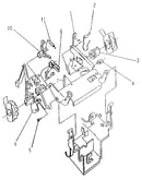 Ribbon cassette & correction ribbon mechanism