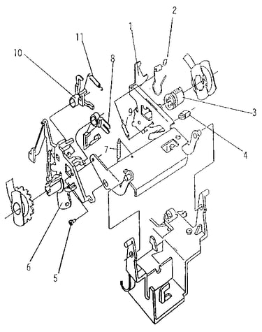 Ribbon cassette & correction ribbon mechanism