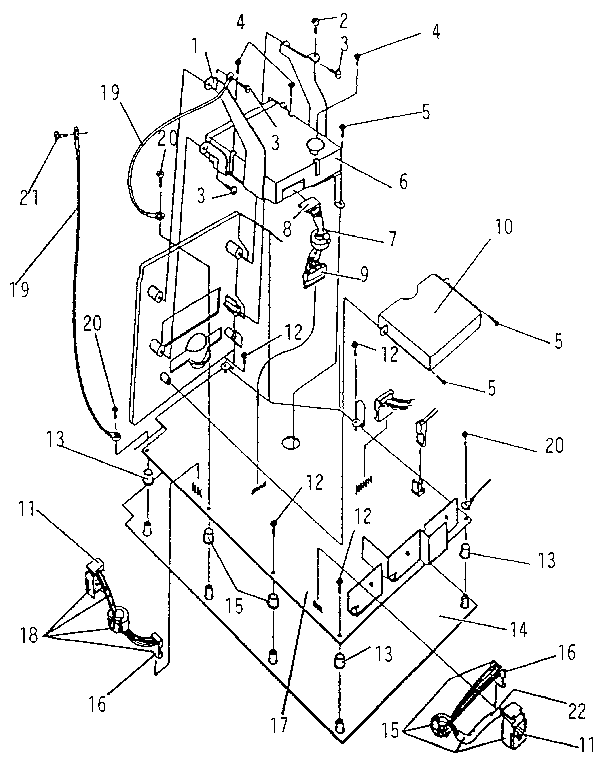 CONTROL PC BOARD & DISK DRIVE