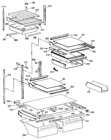 Shelf parts