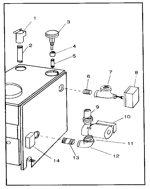 Boiler controls and piping
