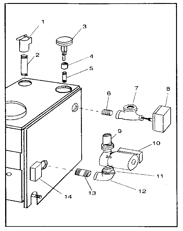 Boiler controls and piping
