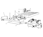 Kenmore 229960050 gas burners and manifold parts diagram