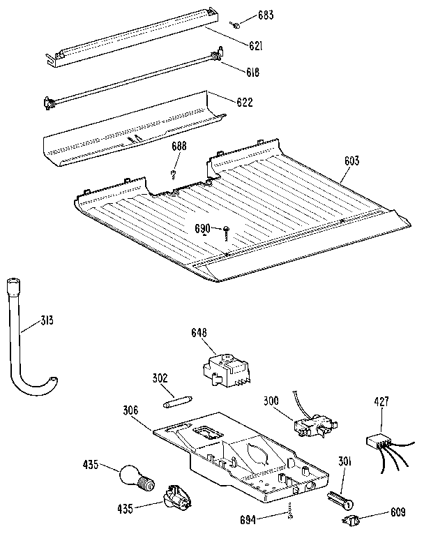 Freezer floor & control