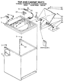 Top and cabinet