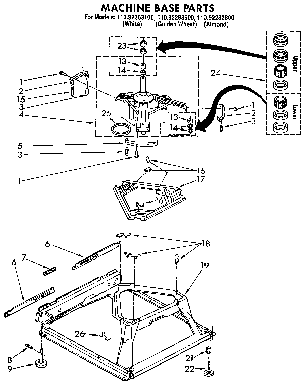 Machine base